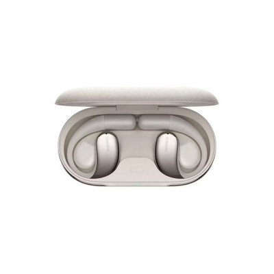 Fülhallgató bluetooth XIAOMI OPENWEAR SZTEREO (v5.3, TWS, fülre akasztható, mikrofon + töltőtok) bézs