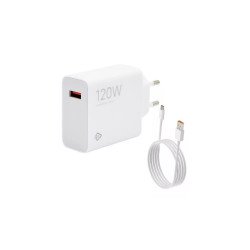 Töltő hálózati XIAOMI USB aljzat (120W, PD gyorstöltő 3.0 + Type-C kábel) fehér Számítástechnika és kellékei REDMI