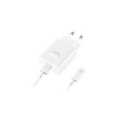 Töltő hálózati HUAWEI USB aljzat (22.5W, gyorstöltő + Type-C kábel) fehér Számítástechnika és kellékei Huawei