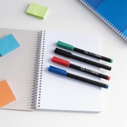 Rostirón, tűfilc alkoholos készlet, 0,5mm OHP Bluering® F, 4 klf. szín