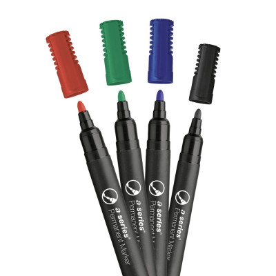 Alkoholos marker készlet, 3mm, kerek hegyű 4-es készlet A-series