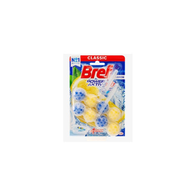 WC illatosító 2 x 50 g golyós Power Aktiv Bref Lemon