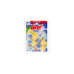 WC illatosító 2 x 50 g golyós Power Aktiv Bref Lemon Iroda üzemeltetés, munkavédelem Bref