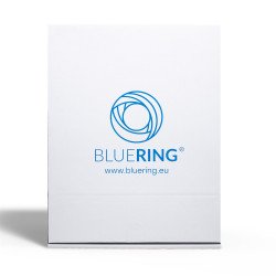 Genotherm lefűzhető, A4, 50 micron fényes víztiszta Bluering® 25 db/csomag, 4 csomag/karton kínáló