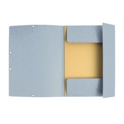 Gumis mappa karton  prespán A/4 Exacompta világosszürke