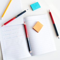 Postairón vastag 5 db/blisz piros-kék