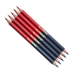 Postairón vastag 5 db/blisz piros-kék Író- irodaszer, papíráru Bluering