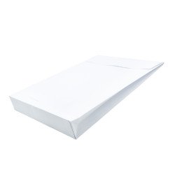 Tasak TC/4 szilikonos redős-talpas 4 cm-es talp kraft Bluering® fehér Író- irodaszer, papíráru Bluering