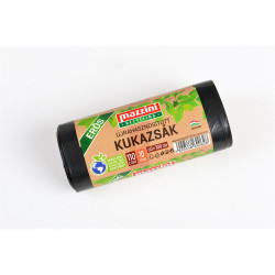 Szemeteszsák újrahasznosított 110 liter 60 x 100 cm 30 mikron 10 db/tekercs Mazzini_fekete Iroda üzemeltetés, munkavédelem Mazzini
