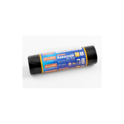 Szemeteszsák újrahasznosított 150 liter 80 x 120 cm 25 mikron 10 db/tekercs Mazzini_fekete Iroda üzemeltetés, munkavédelem Mazzini