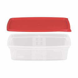 Ételtároló doboz fedéllel 0,5 literes mikrós-fagyasztós Iroda üzemeltetés, munkavédelem Il-pe