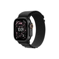 Okosóra Apple Watch Ultra 3 Cellular 49mm Black Titanium Case with Black Alpine Loop - Large Okosóra Apple
