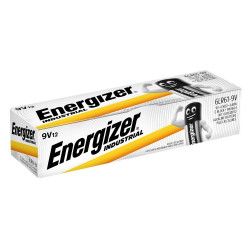 Elem 9V 6LR61 Industrial 12 db/csomag, Energizer Elem, akkumulátor, töltő Energizer