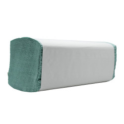 Kéztörlő 1 rétegű V hajtogatású 250 lap/csomag lapméret: 21 x 25 cm Bluering® zöld Iroda üzemeltetés, munkavédelem Bluering