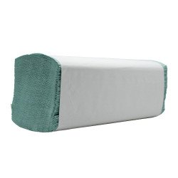 Kéztörlő 1 rétegű V hajtogatású 250 lap/csomag lapméret: 21 x 25 cm Bluering® zöld Iroda üzemeltetés, munkavédelem Bluering