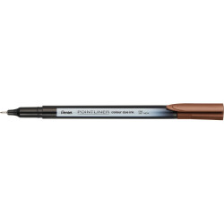 Rostirón, tűfilc 0,4mm, Pentel Pointliner dióbarna Író- irodaszer, papíráru Pentel