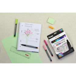 Rostirón, tűfilc 0,4mm, Pentel Pointliner rózsaszín