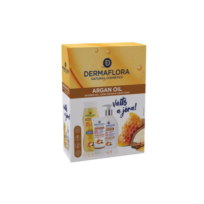 Dermaflora Argan Bőrápoló Ajándékcsomag 0% szintetikus adalékanyag Dermaflora Argan Bőrápoló Ajándékcsomag 0% szintetikus adalékanyag