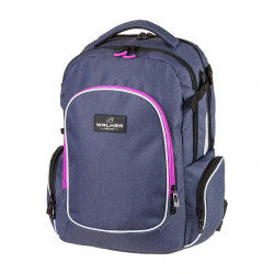 Iskolatáska ergonómiai, lányos borostyán pink by Walker Gyermektáska, tornazsák Schneiders