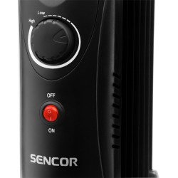 Elektromos olajradiátor SOH 2107BK SENCOR, fekete