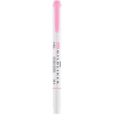 Szövegkiemelő 1,0/3,5 mm, kétvégű, Zebra Mildliner Fluorescent, rózsaszín