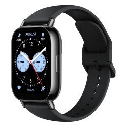 Okosóra XIAOMI Redmi Watch 5 Lite (beépített GPS, gumírozott szíj, aktivitásmérő, pulzusmérő, vízálló, 5ATM) fekete Okosóra REDMI