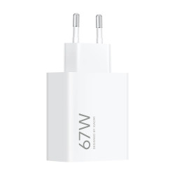 Töltő hálózati XIAOMI HYPERCHARGE hálózati töltő USB aljzat (67W, gyorstöltő) fehér Számítástechnika és kellékei REDMI