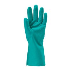 Gumikesztyű nitril vegyszerálló XL_Coverguard zöld