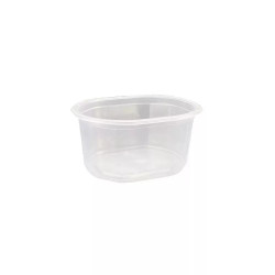 Oktogon tálka alj/kocsonyástál műanyag 375 ml 100 db/csomag