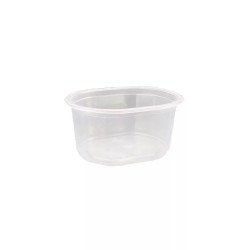 Oktogon tálka alj/kocsonyástál műanyag 375 ml 100 db/csomag