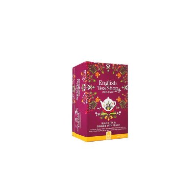 Fekete tea 20x2 g English Tea Shop 20, bio gyömbér, barack