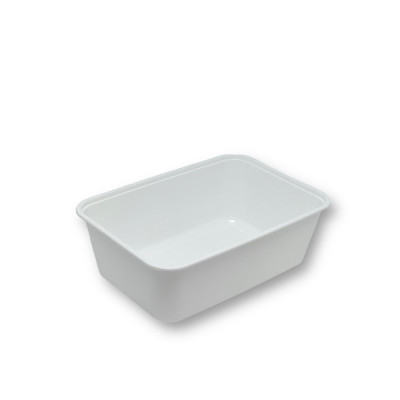 Ételes doboz 750 ml 50 db / csomag fehér