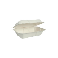 Papírdoboz ételes 18,28 x 13,71 x 6,85 cm komposztálható cukornád 150 db/csomag natúr Iroda üzemeltetés, munkavédelem Egyéb