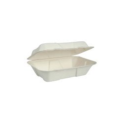 Papírdoboz ételes 18,28 x 13,71 x 6,85 cm komposztálható cukornád 150 db/csomag natúr Iroda üzemeltetés, munkavédelem Egyéb