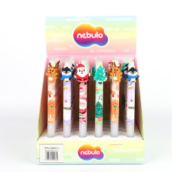 Golyóstoll karácsonyi figurák 36 db/display Nebulo Golyóstoll Nebulo