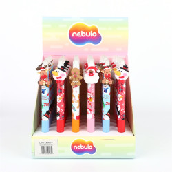 Golyóstoll karácsonyi állatkák 36 db/display Nebulo Golyóstoll Nebulo