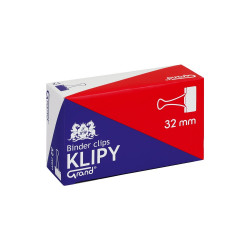 Binderkapocs 32mm, 12 db/doboz, Grand Irodatechnika, kellékei Grand