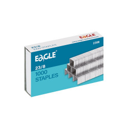 Tűzőkapocs 23/8 1000 db/doboz EAGLE Irodatechnika, kellékei Eagle