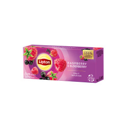 Gyümölcstea 20x1,6 g Lipton málna-bodza Iroda üzemeltetés, munkavédelem Lipton