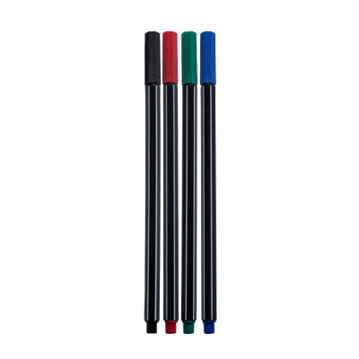 Rostirón, tűfilc vízbázisú készlet, 0,4mm, hatszögletű, 4 klf. szín