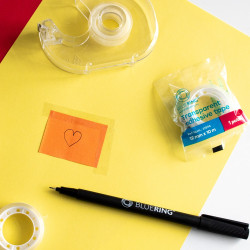 Ragasztószalag 12mmx10m Bluering® egyesével csomagolt