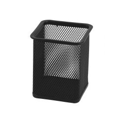 Fémhálós írószertartó pohár szögletes Fornax fekete Fémhálós család Fornax