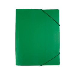 Gumis mappa A4, 300g. karton sarok gumírozással OfficeArt, zöld