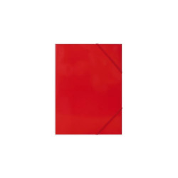 Gumis mappa A4, 300g. karton sarok gumírozással OfficeArt, piros Gumis mappa OfficeArt