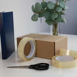 Ragasztószalag 25mmx66m hűtőházi átlátszó Hotmelt Bluering