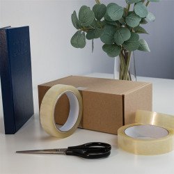 Ragasztószalag 25mmx66m hűtőházi átlátszó Hotmelt Bluering