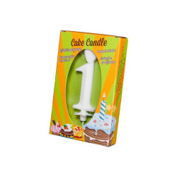 Számgyertya csomagolt 1 fehér Egyéb termékek Egyéb