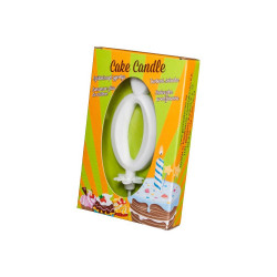 Számgyertya csomagolt 0 fehér Egyéb termékek Egyéb