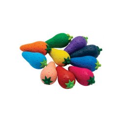 Zsírkréta készlet, eper alakú Connect, 12 klf. szín Író- irodaszer, papíráru Connect