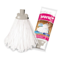 Felmosó fej mop viszkóz 100 g Midi York_078030 Iroda üzemeltetés, munkavédelem York